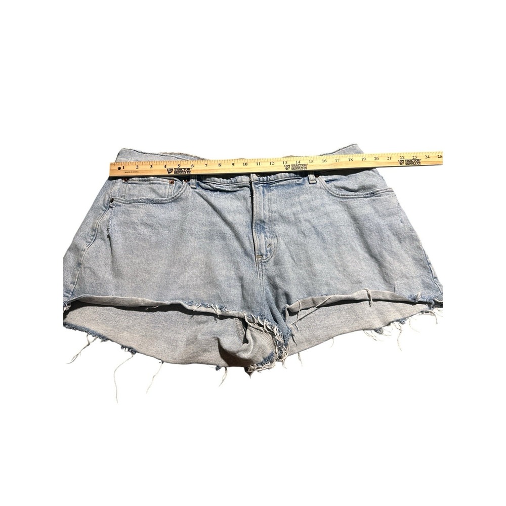Abercrombie Women's Curve Love Denim Short, Size 34/18 The Mom Short Mid Rise - Picture 5 of 8